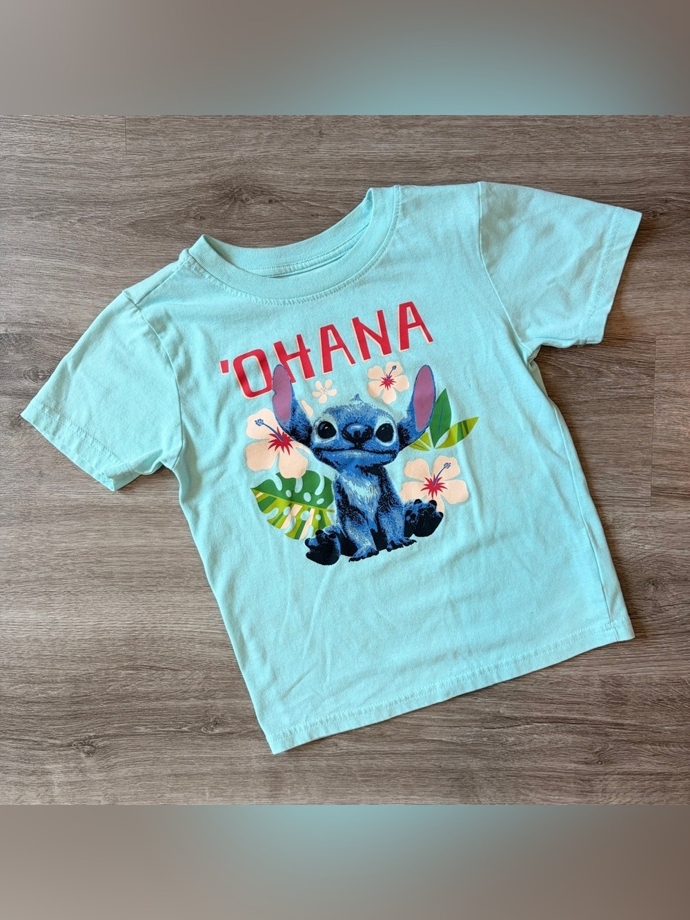 Disney Stitch little girls Ohana tee